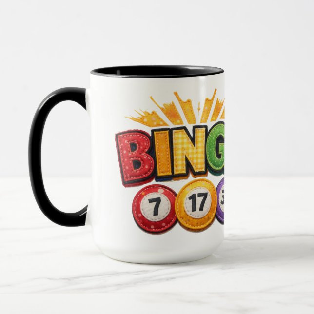 Mug BINGO Patchwork Appliqué  (Gauche)