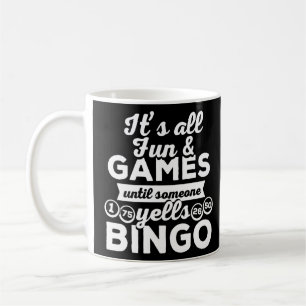 Mug Bingo Yells Funny Bingo Caller Outfit Bingo Playe