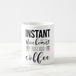 Mug Biochimiste Instantané Ajoute Juste Du Café