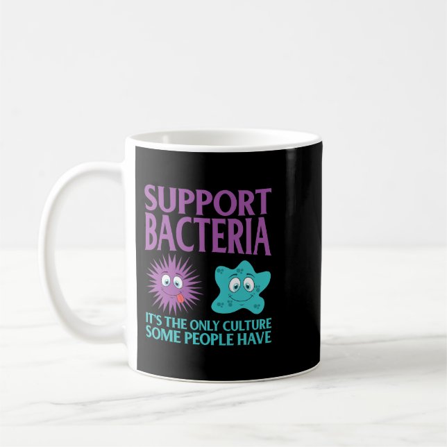 Mug Biologie Biologiste Soutien Bactéries Drôle (Gauche)