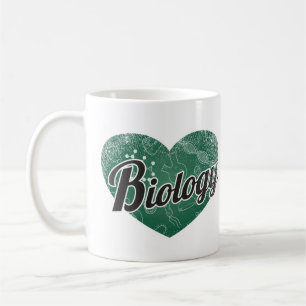 Mug Biologie Retro Coeur Blackboard Love