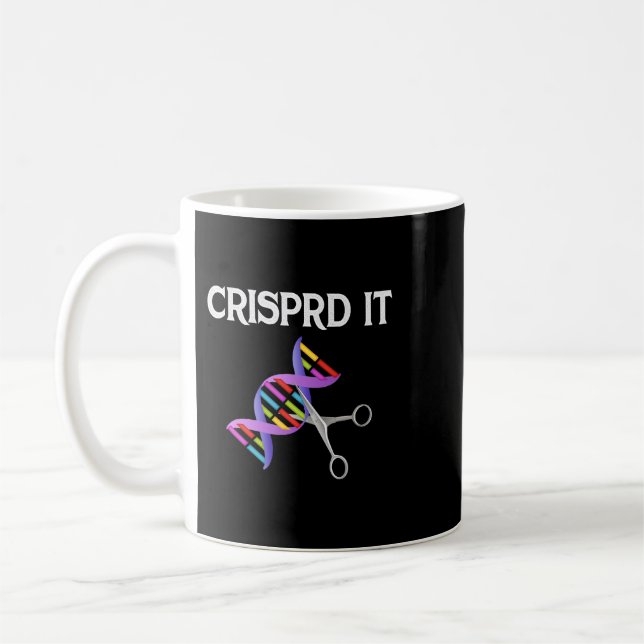 Mug Biologiste généticien Crispr Rock Paper (Gauche)