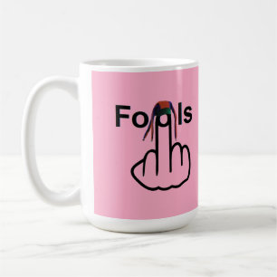 Mug Bird Flipping Fools Flip Kaffeetasse