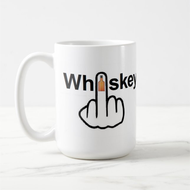 Mug Bird Flipping Whiskey Flip Kaffeetasse (Links)
