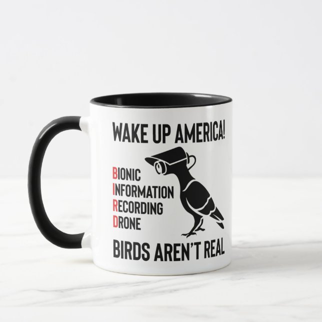 Mug Birds Are Not Real (Gauche)