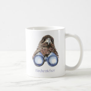 Mug Birdwatcher Hawk Oiseau vous observant Humour