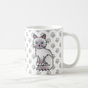 Mug Birman / Ragdoll au point lilas - Chat et pattes m
