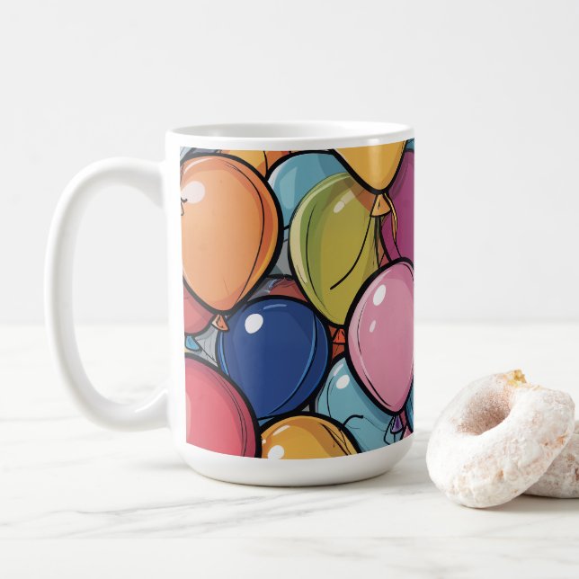 Mug Birthday Balloon  (Avec donut)