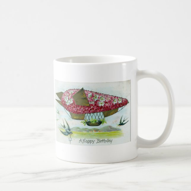 Mug Birthday Blimp and Blue Birds (Droite)