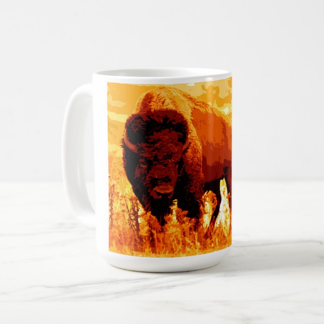 Mug Bison / Buffle (Devant gauche)