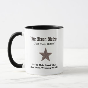 Mug Bison des plaines de l'Ouest rustique