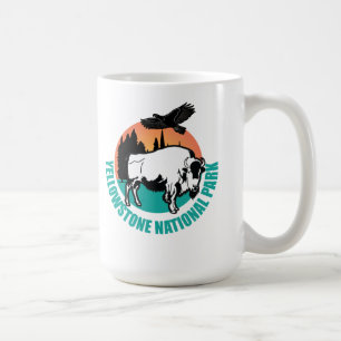 Mug Bison du parc national de Yellowstone