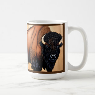 Mug Bison Majestic Des Prairies - Sauvage Et Gratuit