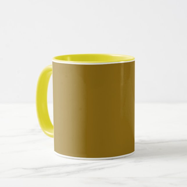 Mug Bister Brown (couleur solide) (Devant gauche)