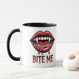 Mug Bite Me Vampire Mouth