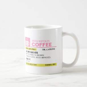 Mug Bizarre de café de prescription