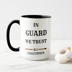 Mug BJJ Brésil Jiu Jitsu Guard Trust Ceinture Brown