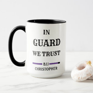 Mug BJJ Brésil Jiu Jitsu Guard Trust Ceinture violette