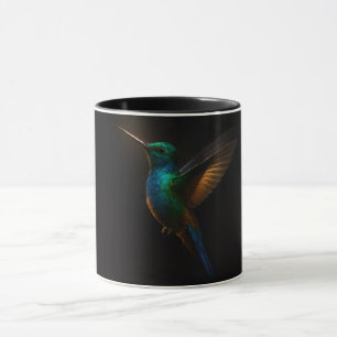 Mug Black 4 Luxe Combo avec colibri en vol