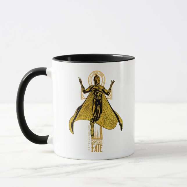 Mug Black Adam | Graphique de caractères de fin de doc (Gauche)