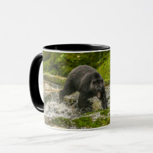 Mug Black Bear Fishing   Qua Creek Colombie-Britanniqu