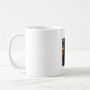 Mug Black Cat Starry Nuit Van Gogh Citrouilles Bats Ha