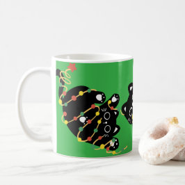 Mug Black Christmas Cat