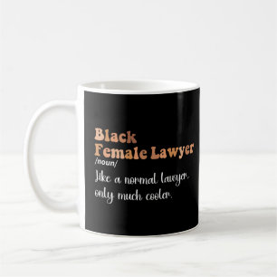 Mug Black Femme Avocate Définition Drôle Avocate Femme