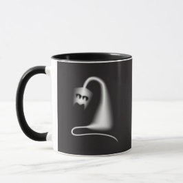 Mug Black ghost cat