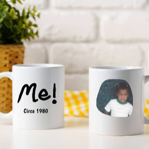 Mug Black Ink célèbre "Moi" avec une photo des années 
