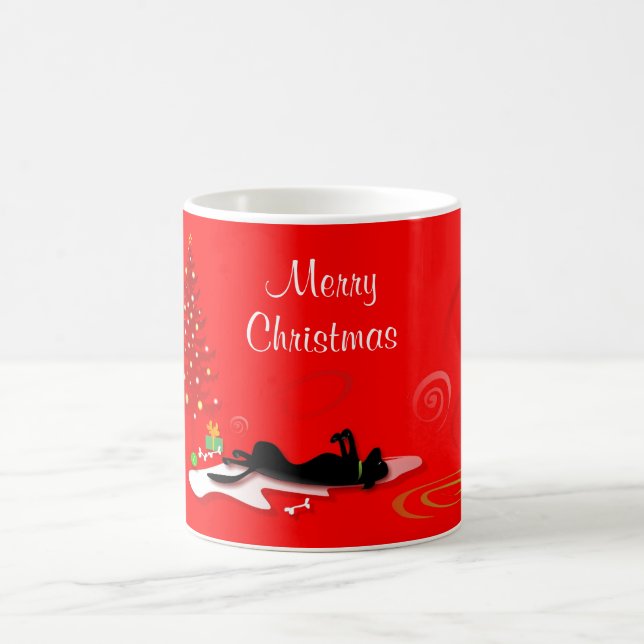 Mug - Black Lab Joyeux Noël (Centre)