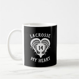 Mug Black Lacrosse Mon Coeur