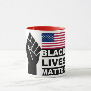Mug Black Lives Matt USA Flag collection