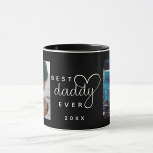 Mug Black Meilleur Papa Jamais Fête des pères 2 Phot