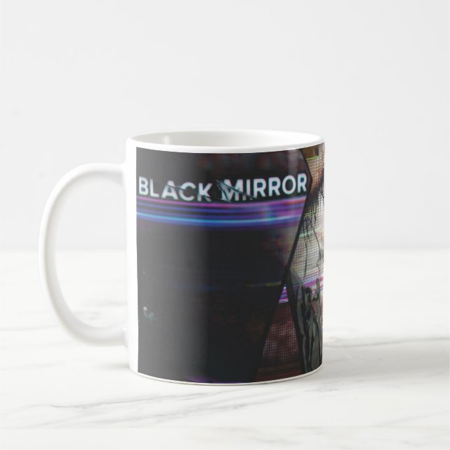 Mug Black Mirror: Reflexo Distópico do Olho (Gauche)
