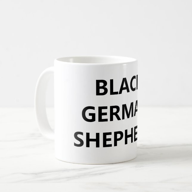 Mug black shepherd (Devant gauche)