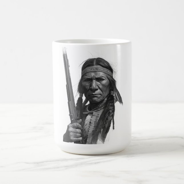 Mug Black & White Geronimo (Centre)