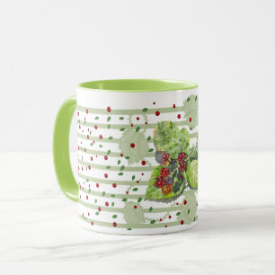 Mug BlackBerry vert et rouge