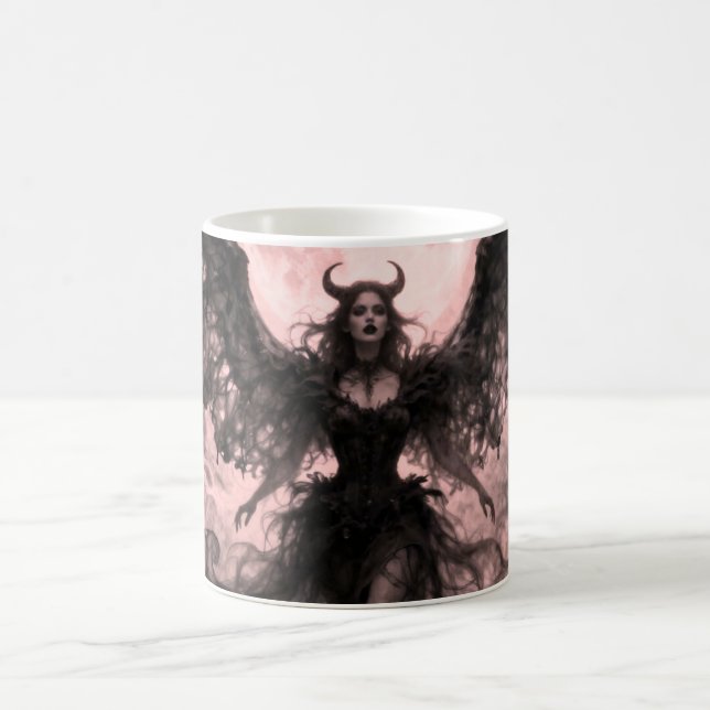 Mug Blackwing Moon - AI Fantasy Digital Art Print (Centre)