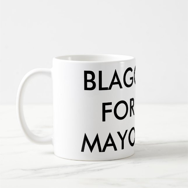 Mug Blago pour le maire de Chicago (Gauche)