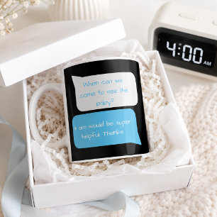 Mug Blague de nouveaux parents à 4h du matin par SMS 