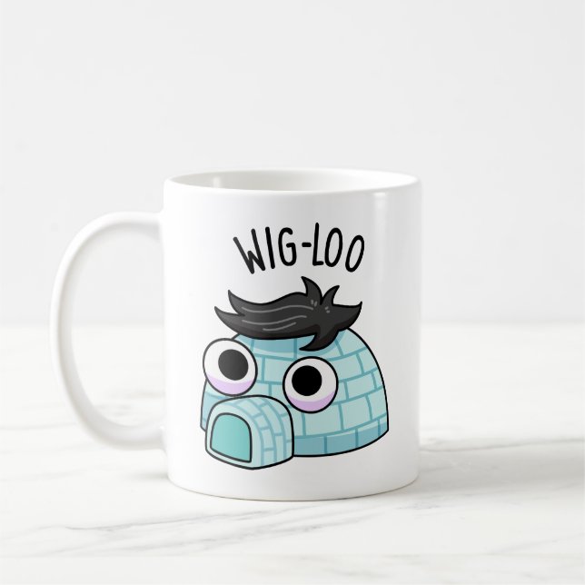 Mug Blague drôle d'igloo Wig-loo (Gauche)
