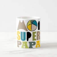 Mug Blanc 325 ml Ich Superpapa - Naturlogo