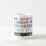 Mug Blanc 325ml Ich Super Mama - Rat Kaffeetasse<br><div class="desc">Ein schöner Mug,  um einer tollen Mutter oder Ihnen zu gefallen. Er ist mit einer kleinen humorvollen Botschaft dekoriert,  in der sich viele Mütter wiedererkennen. Geeignet für Geschirrspülmaschine und Mikrowellenofen.</div>