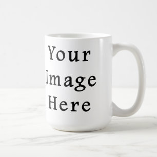 Mug blanc classique 15 Coupe unce - Customisé bla