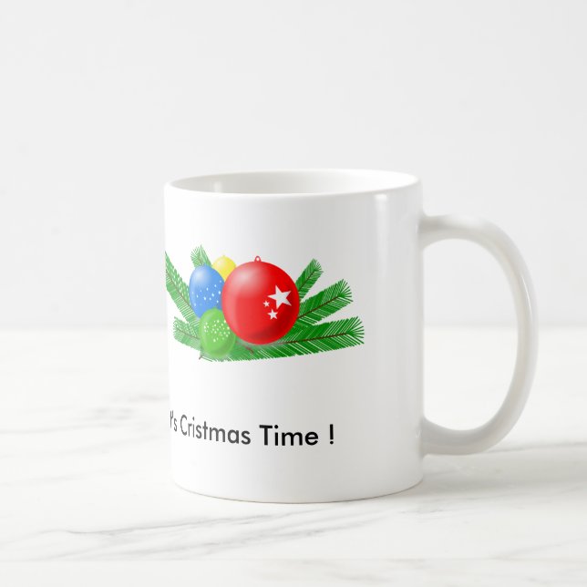 Mug blanc classique de Noël (Droite)