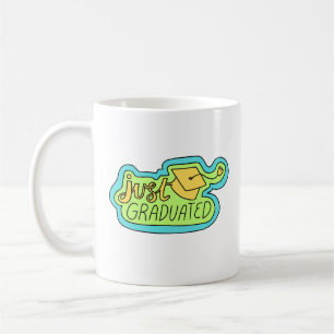 Mug blanc classique JUST_GRADUATED