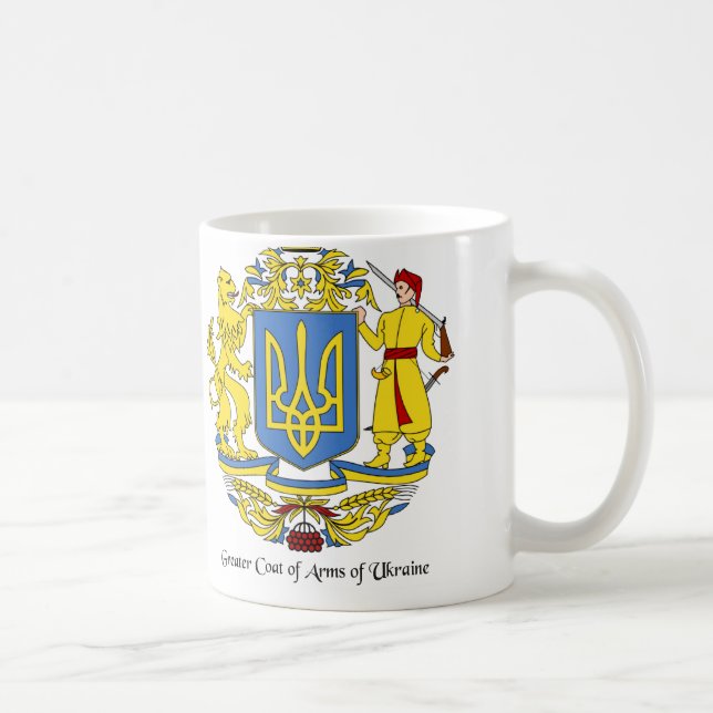 Mug blanc classique ukrainien (Droite)