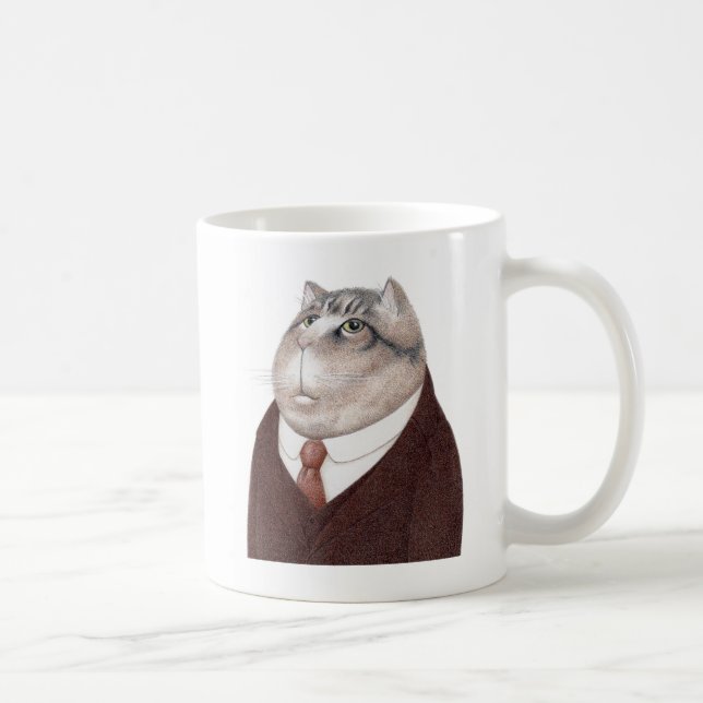 Mug Blanc VALET CAT (Droite)