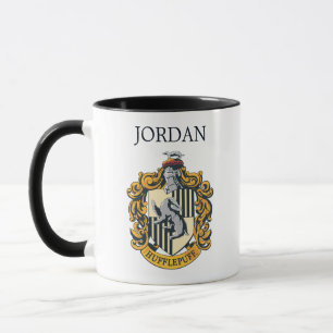 Mug Blason de Poufsouffle   Ajoutez Votre Nom